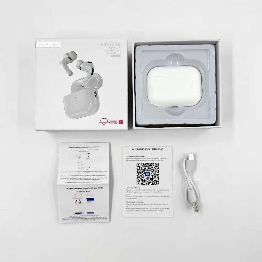 Air Pro 85 ANC Wireless Earbuds with AI Noise Cancellation and Touch Control