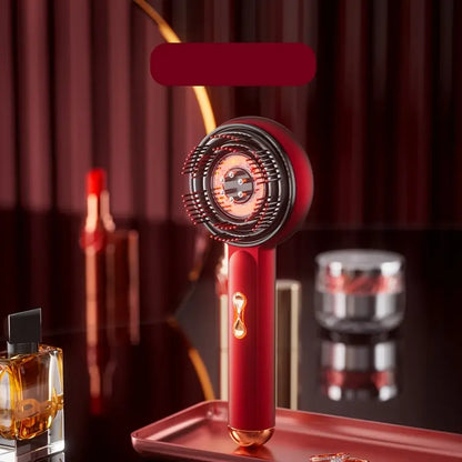 مشط تدليك كهربائي، فرشاة شعر كهربائية محمولة للنساء والرجال