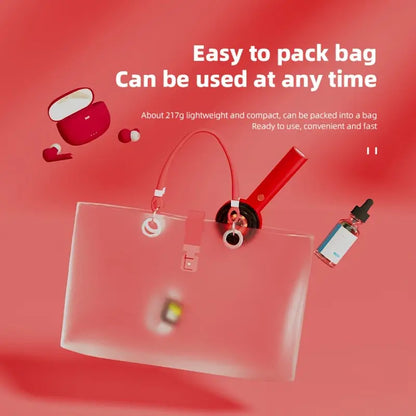 مشط تدليك كهربائي، فرشاة شعر كهربائية محمولة للنساء والرجال