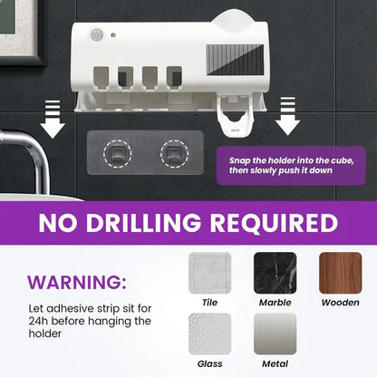 سيف براش: جهاز تعقيم فرشاة الأسنان المتكامل